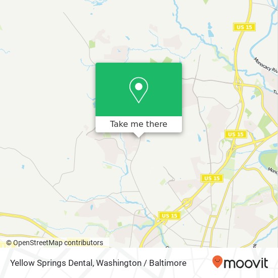 Mapa de Yellow Springs Dental, 2100 Old Farm Dr