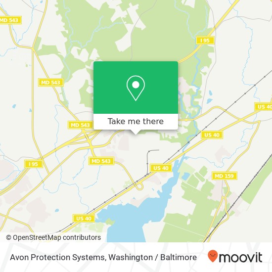 Avon Protection Systems, 1361 Brass Mill Rd map