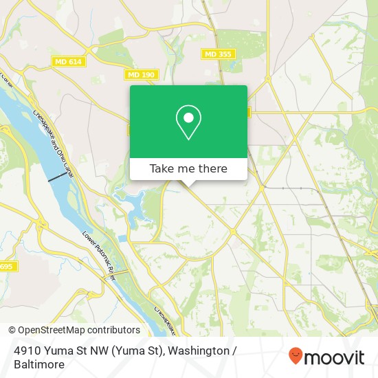 4910 Yuma St NW (Yuma St), Washington, DC 20016 map