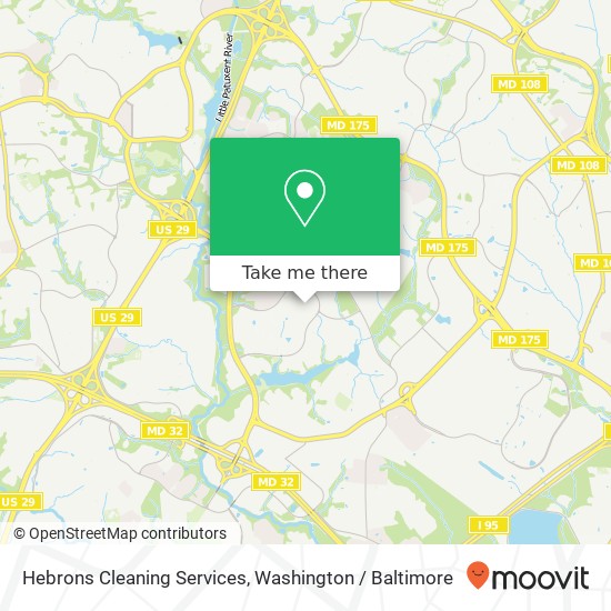 Mapa de Hebrons Cleaning Services, 7210 Talisman Ln