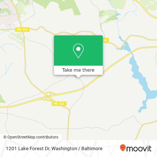 1201 Lake Forest Dr, Davidsonville, MD 21035 map