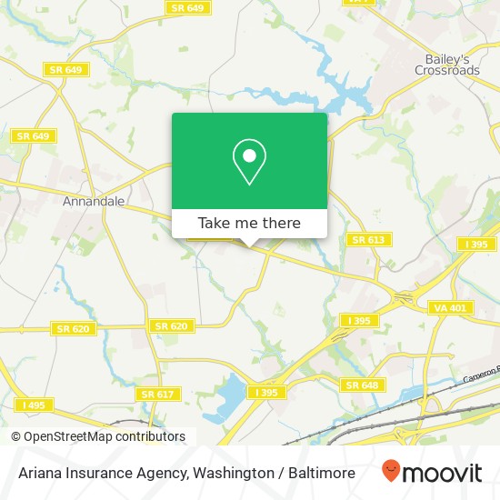 Ariana Insurance Agency, 6601 Little River Tpke map