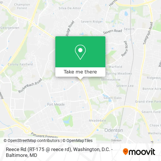 Reece Rd (RT-175 @ reece rd) map