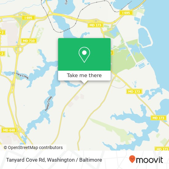 Tanyard Cove Rd, Glen Burnie, MD 21060 map