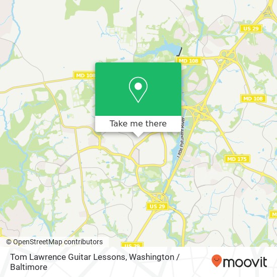 Mapa de Tom Lawrence Guitar Lessons, 10404 May Wind Ct