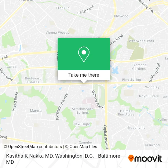 Mapa de Kavitha K Nakka MD