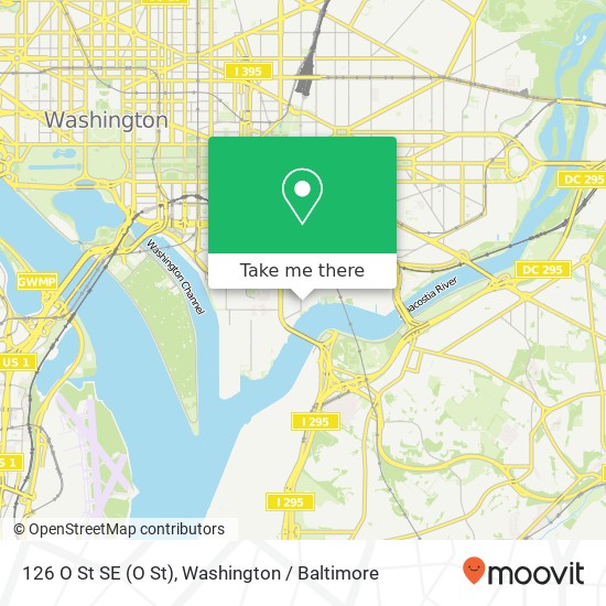 126 O St SE (O St), Washington, DC 20003 map