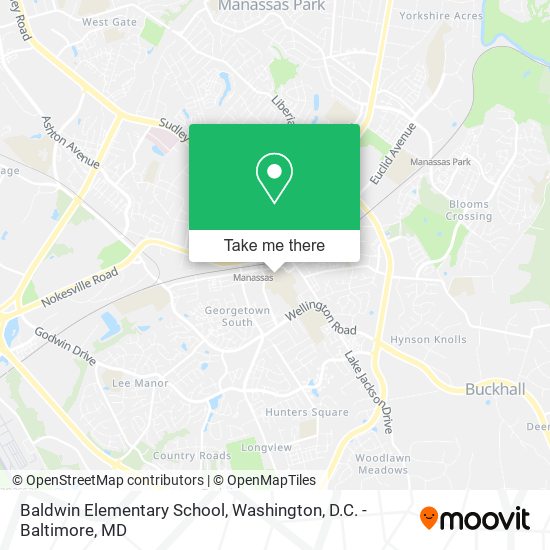 Mapa de Baldwin Elementary School