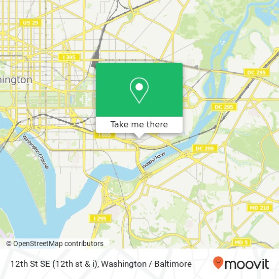 12th St SE (12th st & i), Washington, DC 20003 map