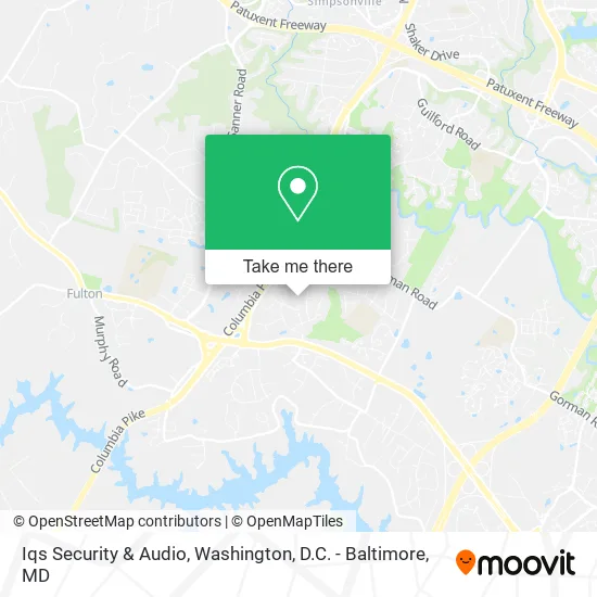 Iqs Security & Audio, 8213 Cool Crk map