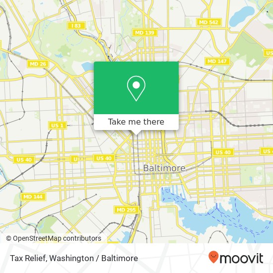 Tax Relief, 827 Linden Ave map