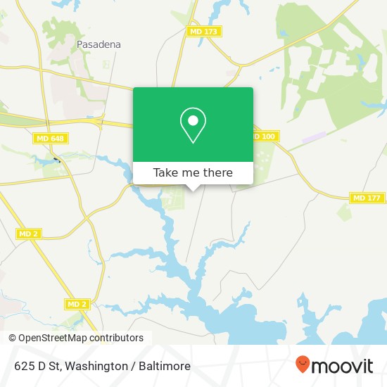 625 D St, Pasadena, MD 21122 map