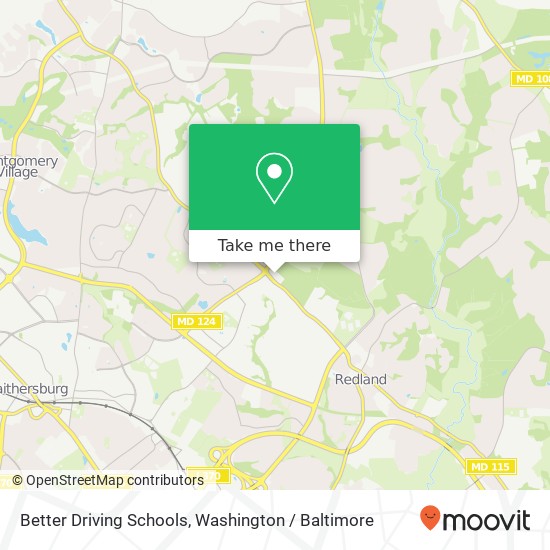 Better Driving Schools, 18403 Woodfield Rd map