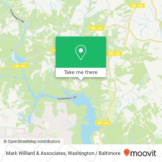 Mapa de Mark Williard & Associates, 2602 Merrymans Mill Rd