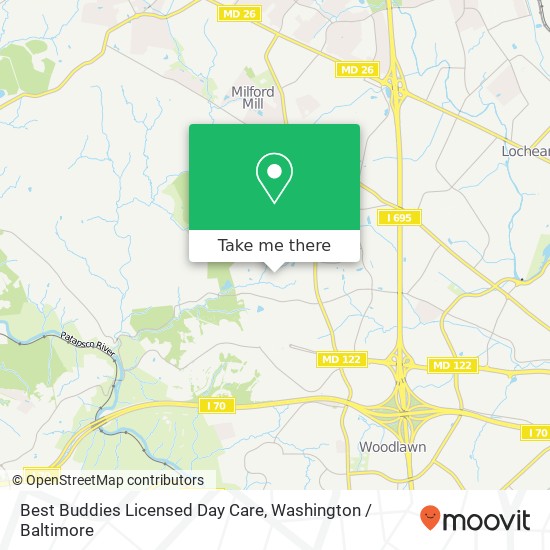 Mapa de Best Buddies Licensed Day Care, 57 Flaxton Ct