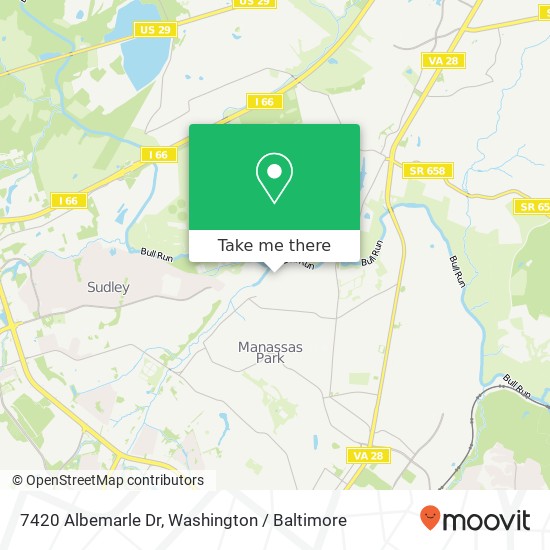 7420 Albemarle Dr, Manassas, VA 20111 map