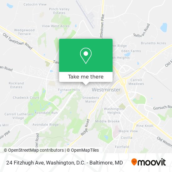 Mapa de 24 Fitzhugh Ave