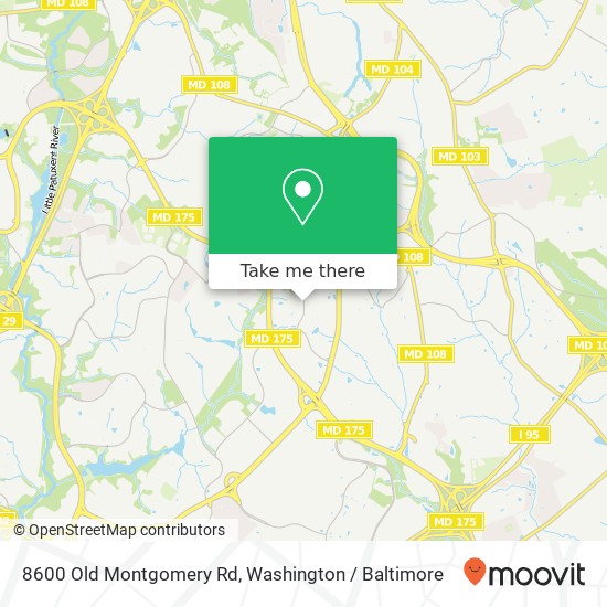 8600 Old Montgomery Rd, Columbia, MD 21045 map