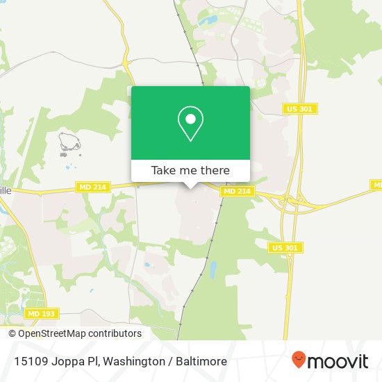 15109 Joppa Pl, Bowie, MD 20721 map