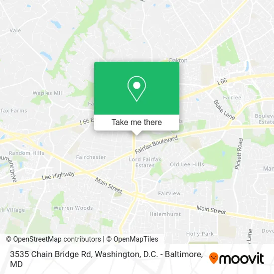 3535 Chain Bridge Rd map