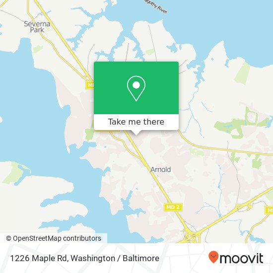 1226 Maple Rd, Arnold, MD 21012 map