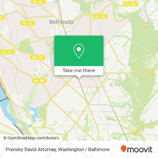 Mapa de Prensky David Attorney, 5225 Wisconsin Ave NW