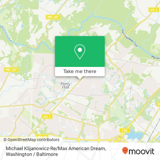 Mapa de Michael Klijanowicz-Re / Max American Dream, 9414 Belair Rd