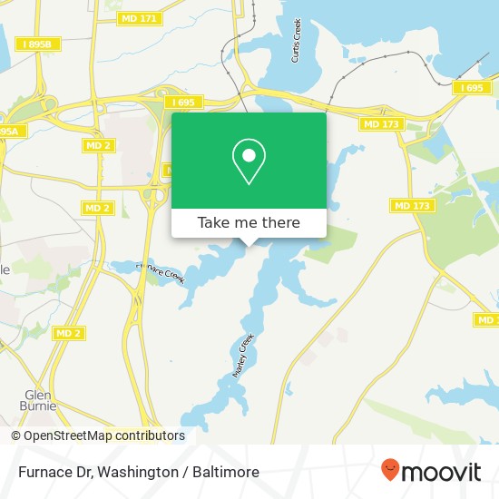 Furnace Dr, Glen Burnie, MD 21060 map