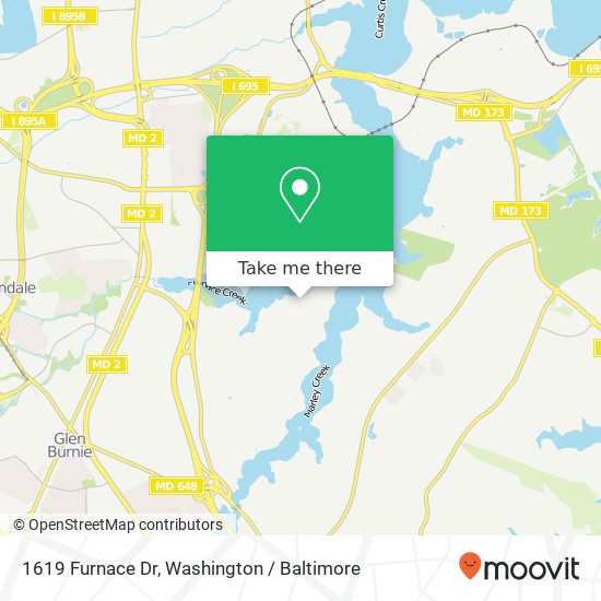 1619 Furnace Dr, Glen Burnie, MD 21060 map