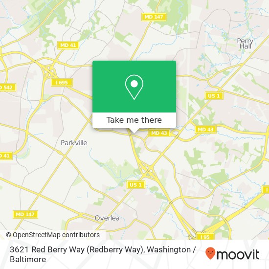 3621 Red Berry Way (Redberry Way), Nottingham, MD 21236 map