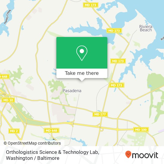 Mapa de Orthologistics Science & Technology Lab, 812 209th St