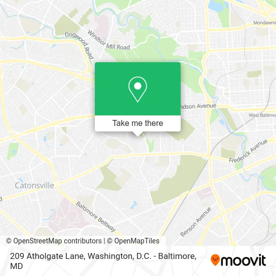 209 Atholgate Lane map