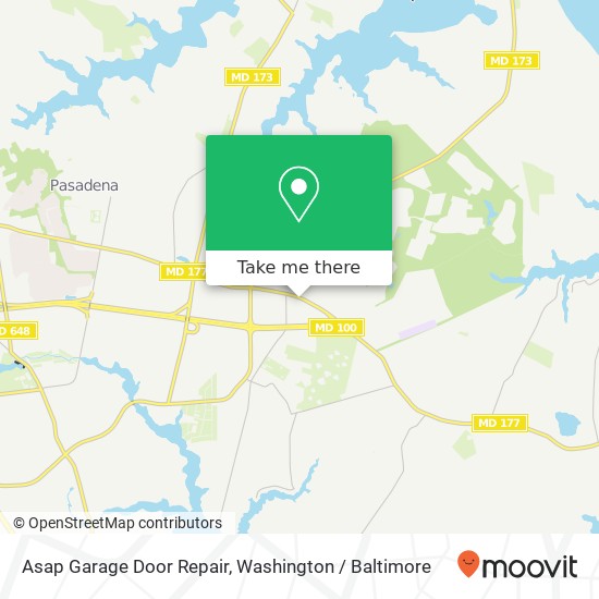 Mapa de Asap Garage Door Repair, 4157 Mountain Rd