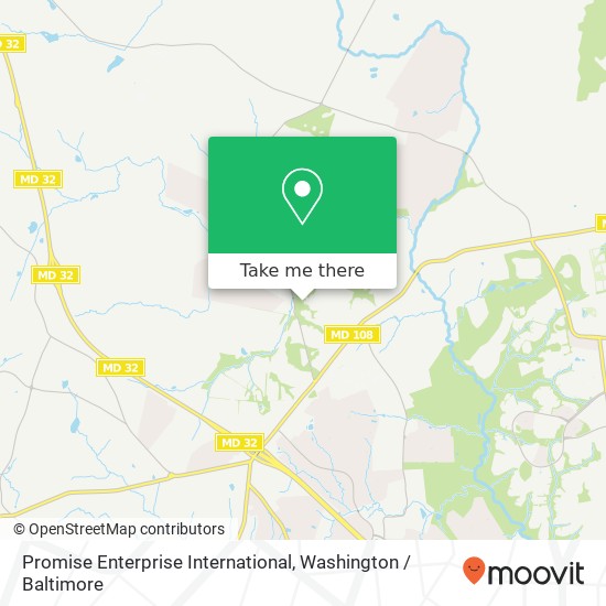 Mapa de Promise Enterprise International, 12073 Broad Meadow Ln