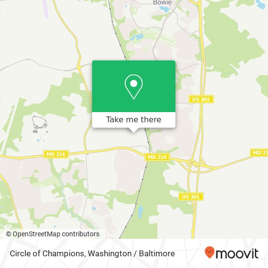 Circle of Champions, 1201 Daventry Ct map