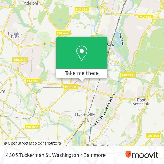 4305 Tuckerman St, University Park, MD 20782 map