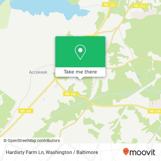 Hardisty Farm Ln, Accokeek, MD 20607 map