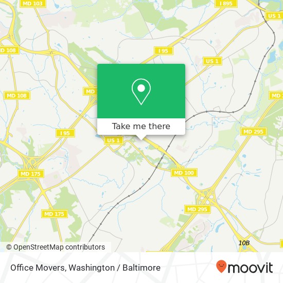 Mapa de Office Movers, 6810 Deerpath Rd