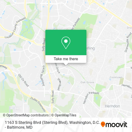 Mapa de 1163 S Sterling Blvd