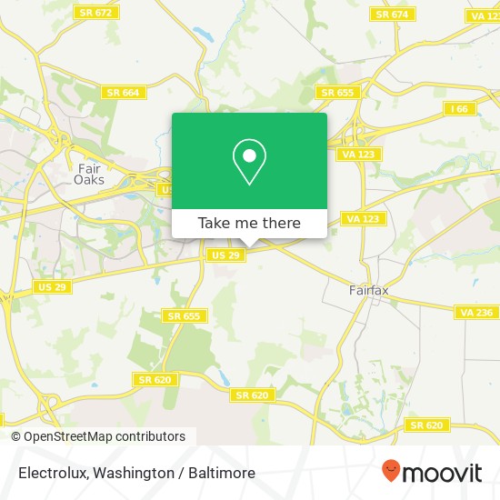 Electrolux, 11110 Lee Hwy map