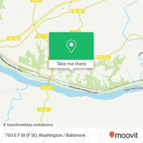 700 E F St (F St), Brunswick, MD 21716 map