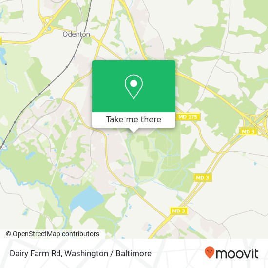 Dairy Farm Rd, Gambrills, MD 21054 map