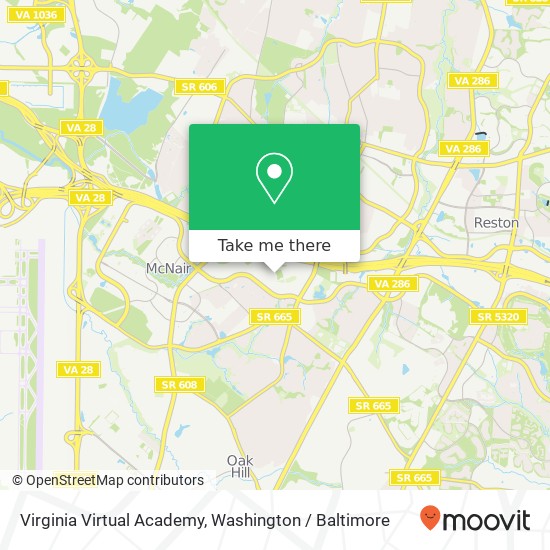 Virginia Virtual Academy, 2300 Corporate Park Dr map