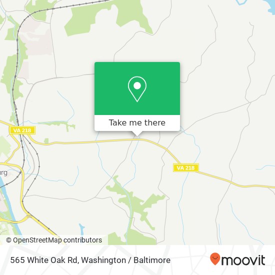 565 White Oak Rd, Fredericksburg, VA 22405 map