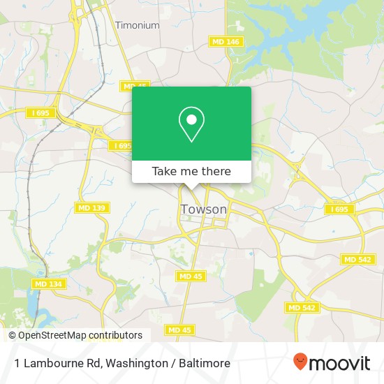 1 Lambourne Rd, Towson, MD 21204 map