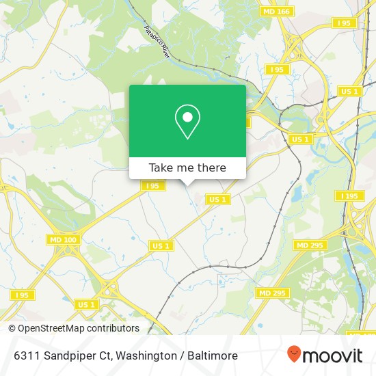 6311 Sandpiper Ct, Elkridge, MD 21075 map