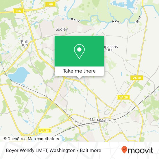 Mapa de Boyer Wendy LMFT, 8420 Dorsey Cir
