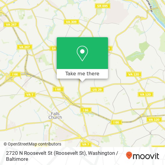2720 N Roosevelt St (Roosevelt St), Arlington, VA 22207 map
