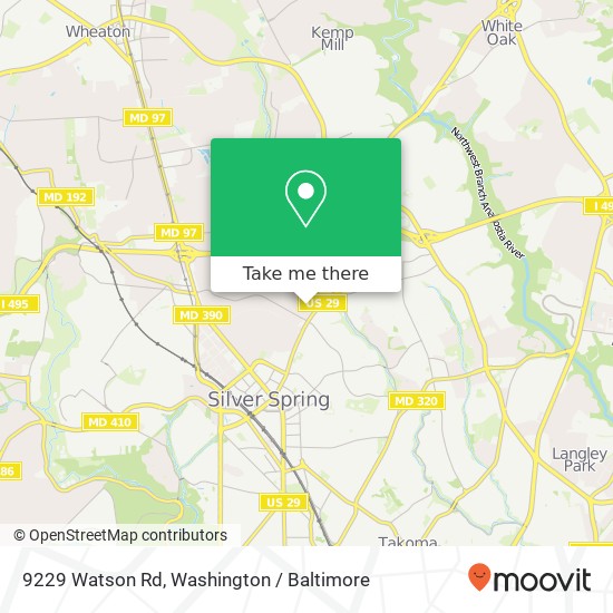 9229 Watson Rd, Silver Spring, MD 20910 map