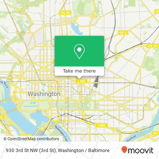 930 3rd St NW (3rd St), Washington, DC 20001 map